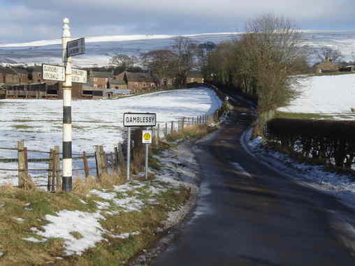 edge of village last winter