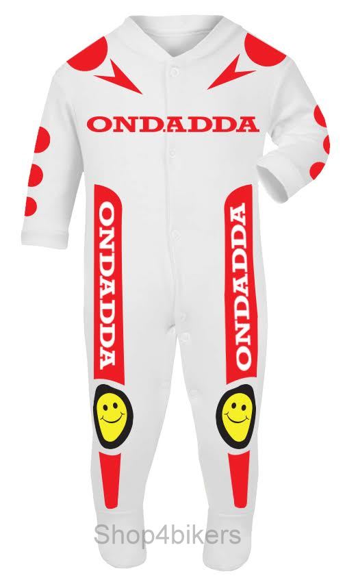 Baby Grow race suit Ondadda 1, honda baby grows, Shop4bikers, zhoodz