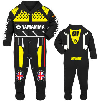 motorbike baby grow
