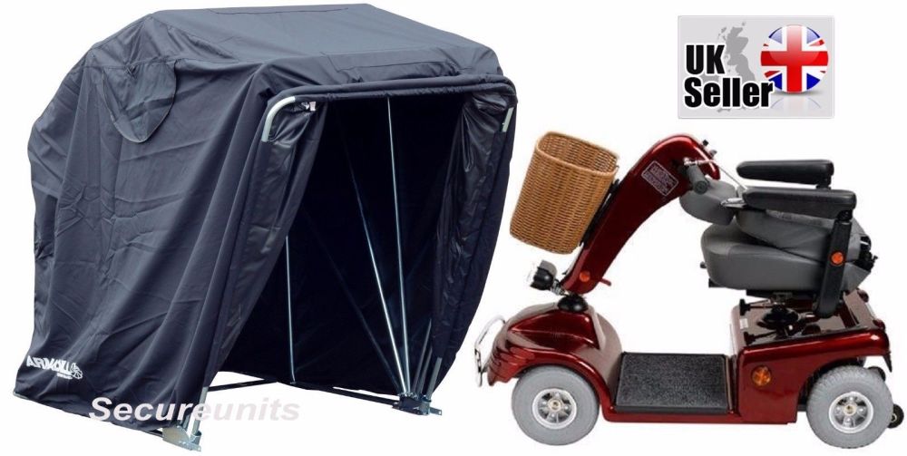 Mobility Scooter cover storage canopy shelter garage lockable 270 x 105 x 155cm