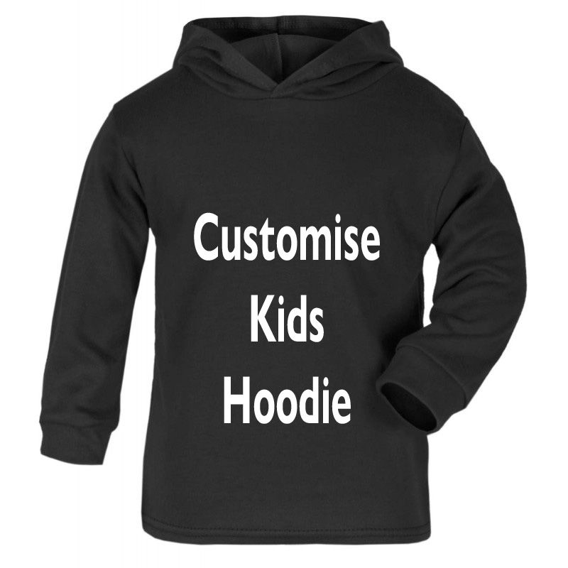 1- Personalised kids childrens black hoodie biker motorcycle present gift i