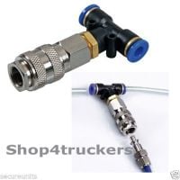 Truck lorry HGV quick push fit connector air line T shaped connector 13 bar