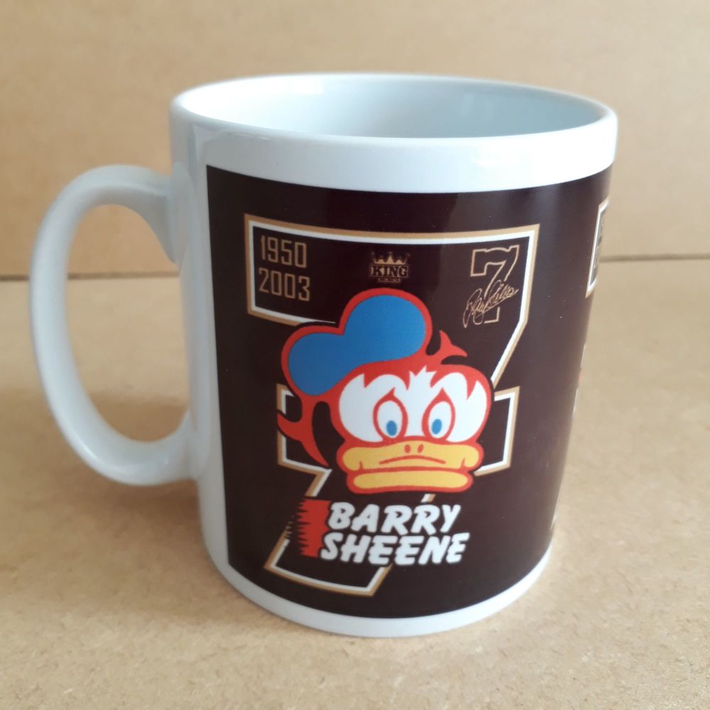 Barry Sheene number 7 Retro logo Classic 80's Design Ceramic coffee Mug 10o