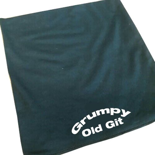 Grumpy old Git black 100% cotton neck tube 