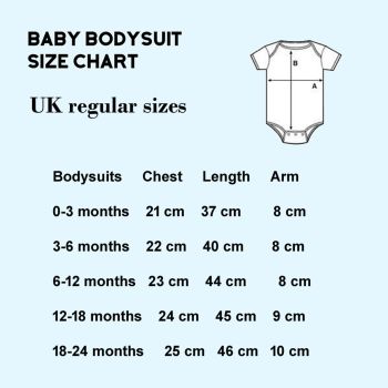 baby short sleeve romper suit size chart copy