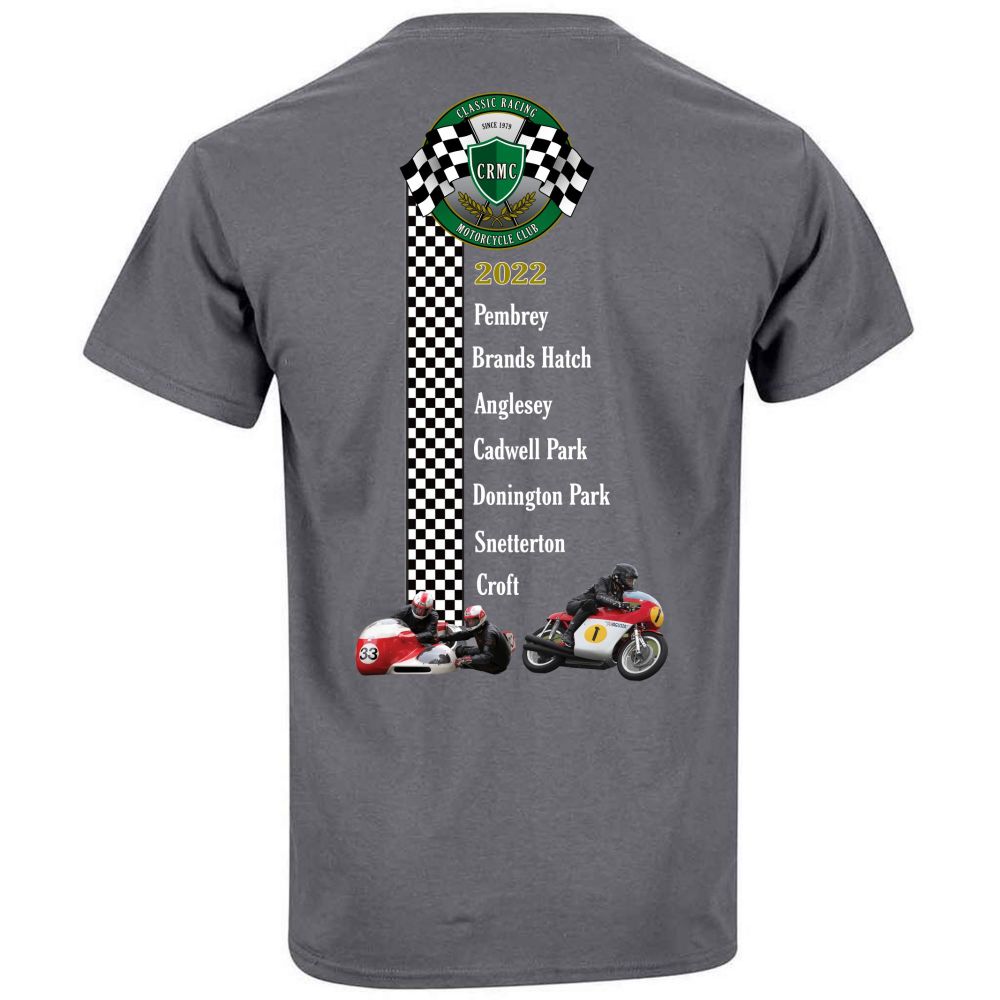 CRMC Racing official tee t-shirt grey unisex 2022