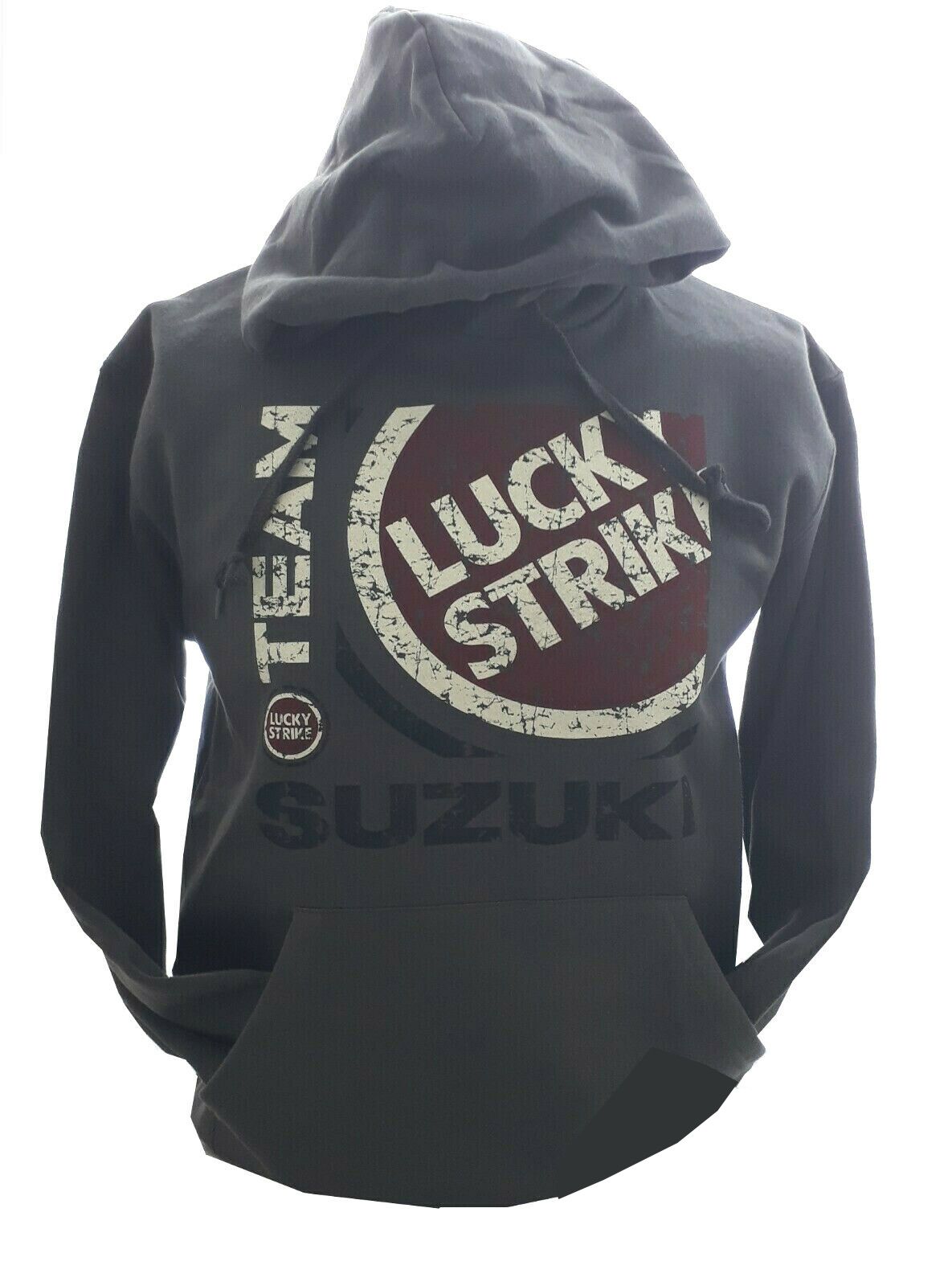D - Lucky Strike Suzuki Retro Logo Replica Logo Design unisex hoodie