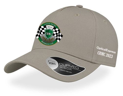 CRMC Official Racing 2023 grey 5 panel baseball cap