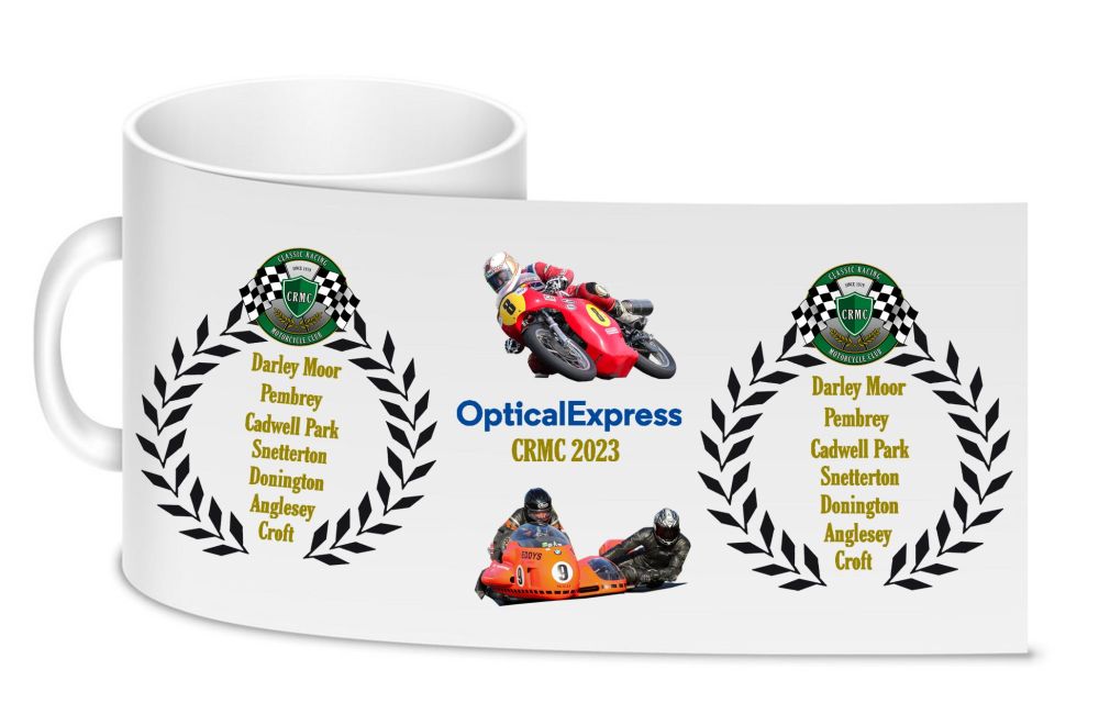 CRMC Official Racing 2023 white mug with box