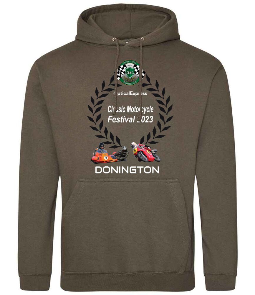 B. CRMC Classic Motorcycle Festival Donington Offical hoodie 2023