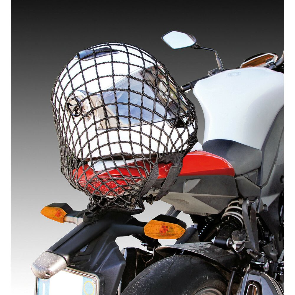 Motorcycle  black cargo net 42cm x 42cm
