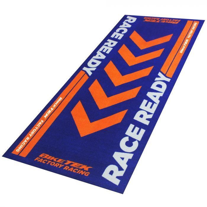 Garage Mat Orange Race Ready