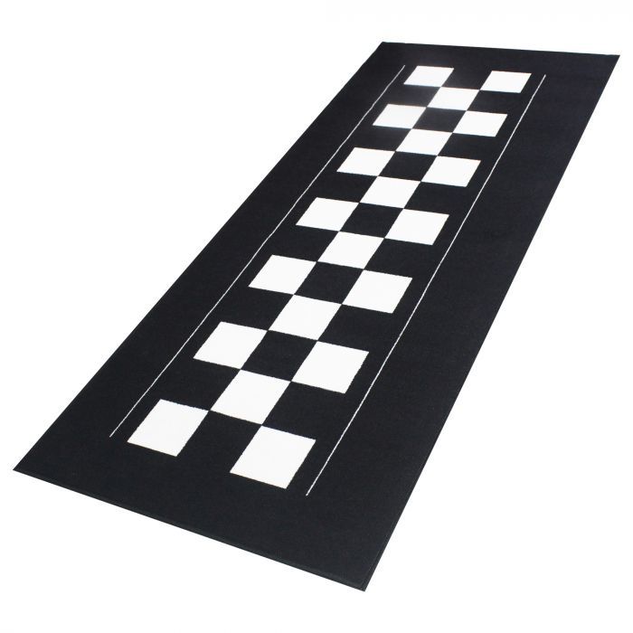 Garage Mat Checked flag