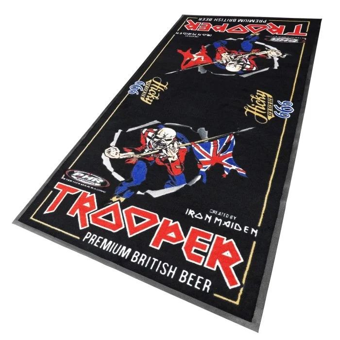 Garage Mat Trooper beer Iron Maiden Hicky racing