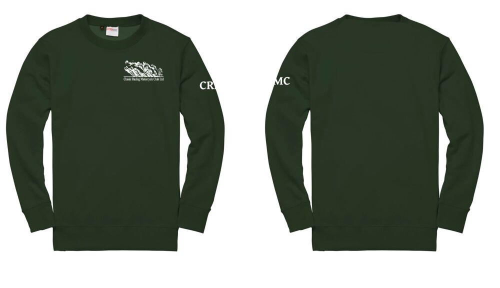 A. CRMC Classic Motorcycle Offical Vintage design green sweatshirt 2025