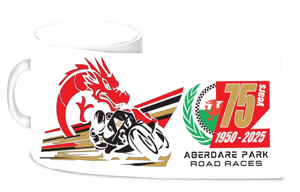 A. Aberdare Park Road Races Official 11 oz large handle Mug 2025