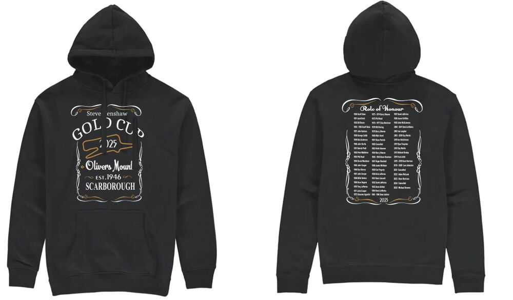 Steve Henshaw Gold Cup black hoodies small - 4xl 2025