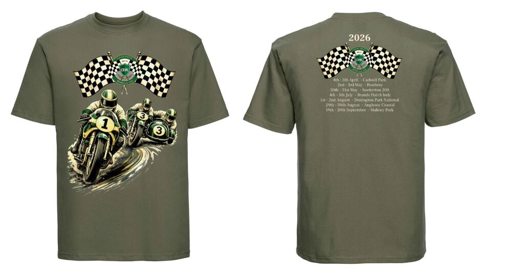 A. CRMC official olive green cotton tee tshirt 2026