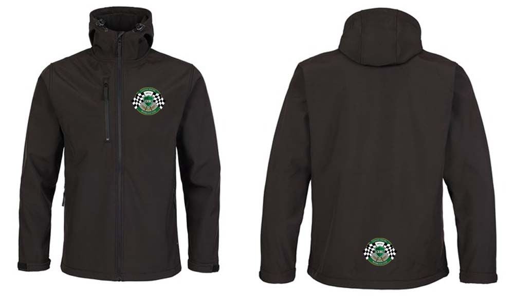 A. CRMC Classic Motorcycle Official softshell black jacket with a hoodie 2026