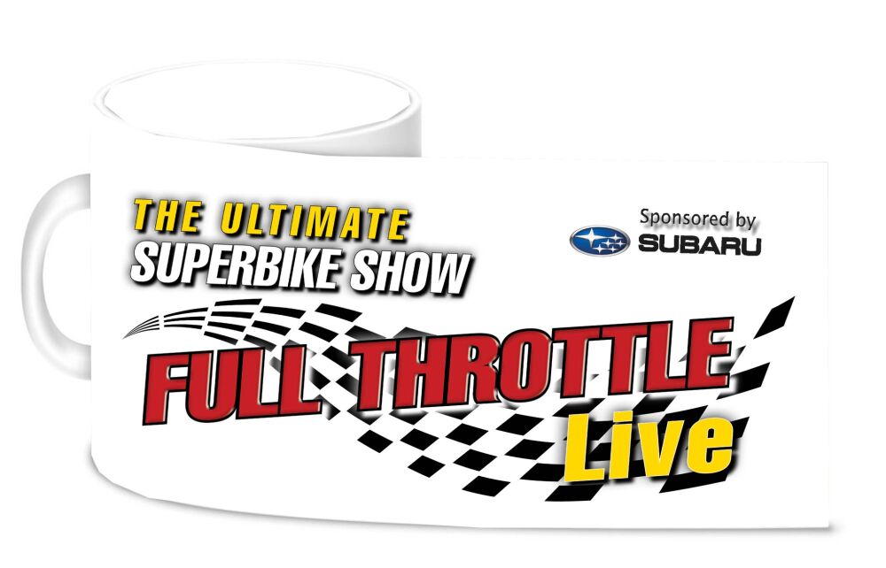 Full Throttle Live Ultimate Superbike Show Official White Mug