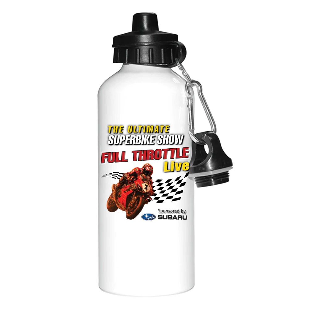 Full Throttle Live Ultimate Superbike Show Official White Water Bottle