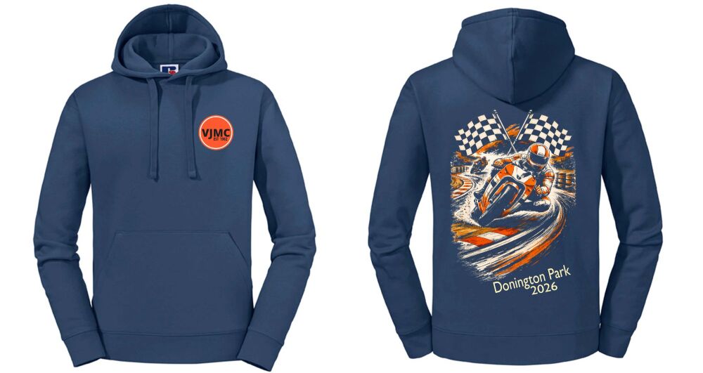 VJMC Donington 2026 hoodie sweat pouched hoodie
