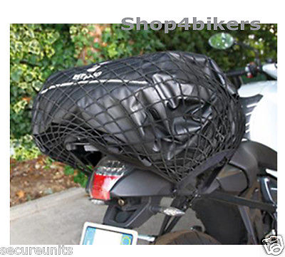 Motorcycle trike cruiser quad x large 65 x 35 cm cargo net black 6 strong h