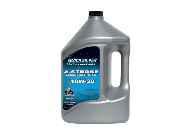 92-8M0086221 QUICKSILVER 1W/30 OUTBOARD OIL 4 LITRE BOTTLE