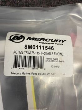 8M0111546  ACTIVE TRIM KIT MERCURY Fits Single Engine 75â€‘115HP FourStroke (SN 2B095049 and up)