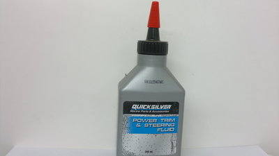 92-858074QB1 QUICKSILVER POWER TRIM AND STEERING FLUID 240ml