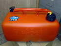 1200-8M0083451 Quicksilver fuel tank 25ltrs with quick disconnect fitting and gauge