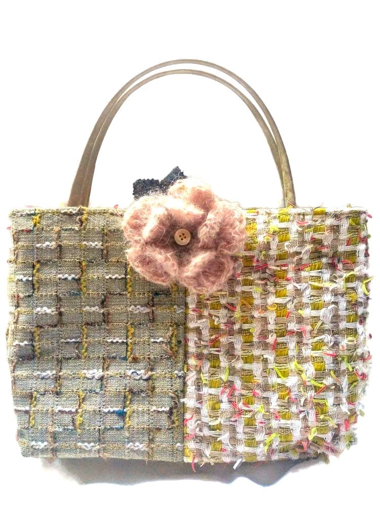 tweed designer bag