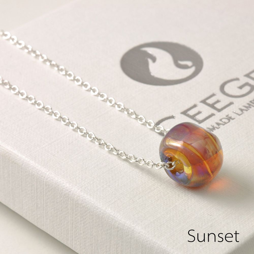 Glass Nugget Necklace