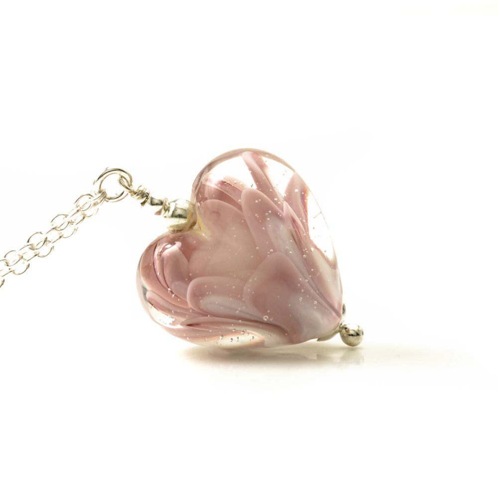 (WS) Petal Collection Heart Necklace