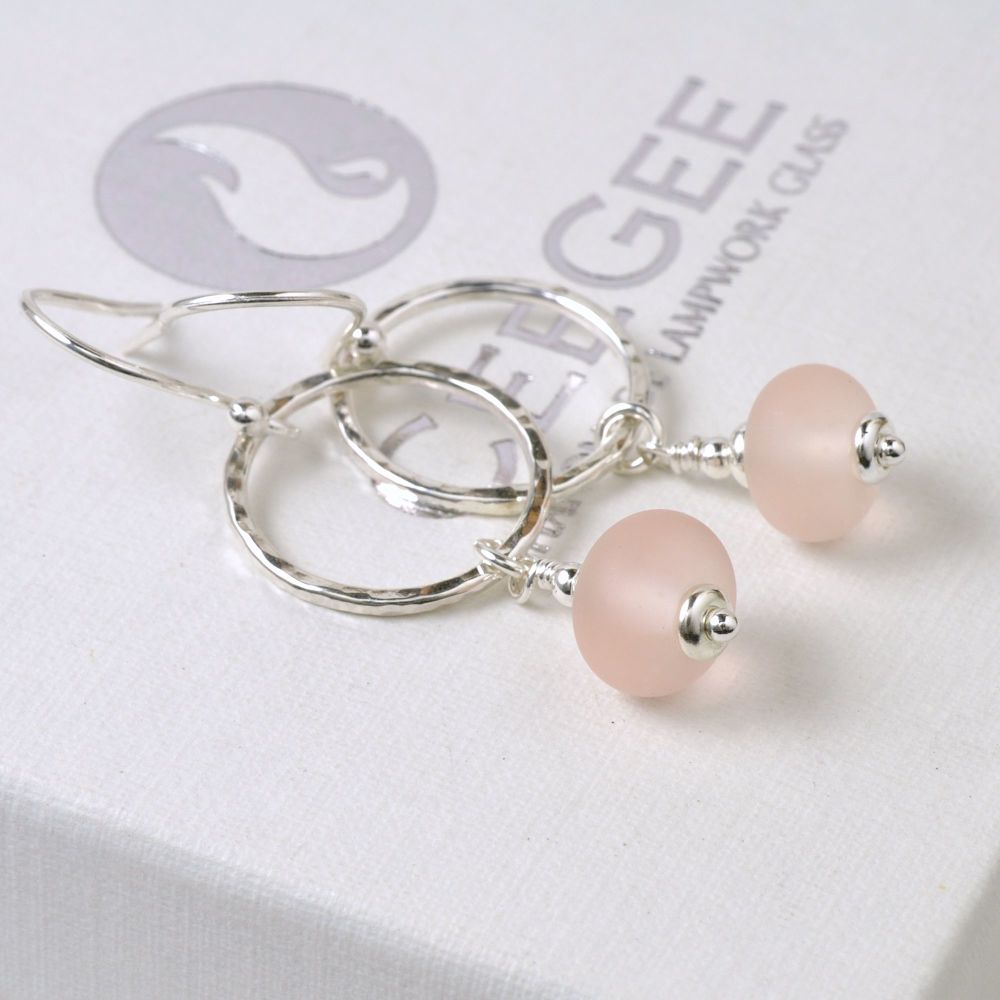 (WS) Pebble Collection Hoop Earrings - Light
