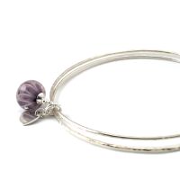 Heather Sterling Silver Charm Bangles