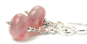 E130604a_Pink_Handmade_Lampwork_Glass_Earrings