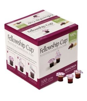 Fellowship Cup Prefilled Juice/Wafer-Box of 100 (Pkg-100)
