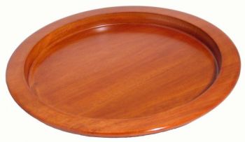 Wooden Communion Bread Plate 12" OBP02