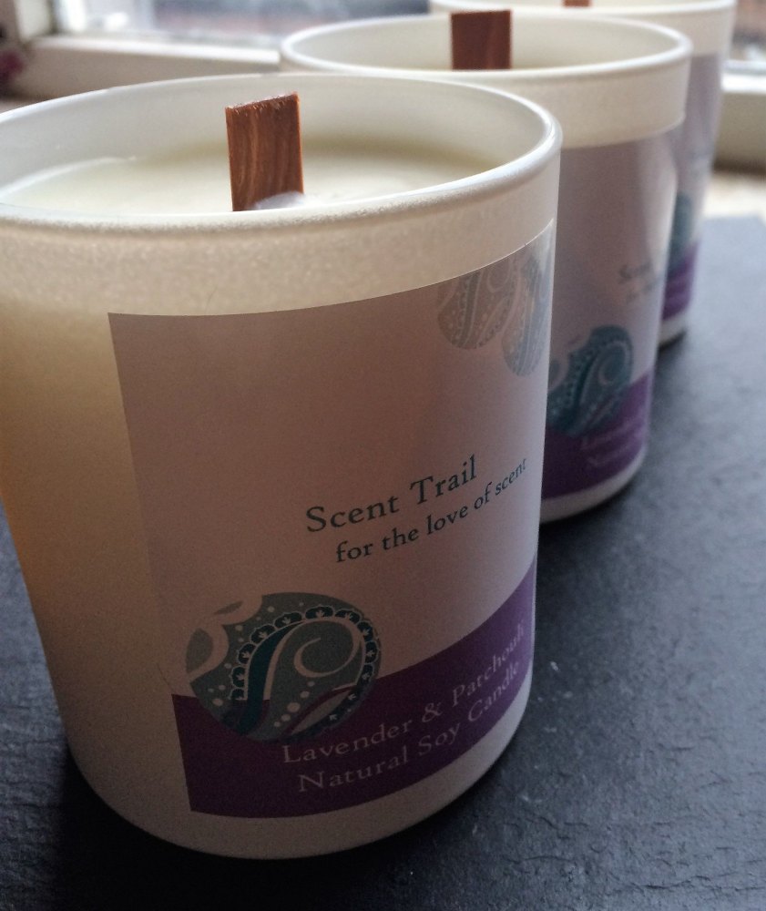Lavender and Patchouli Soy Wax Tumbler Candle