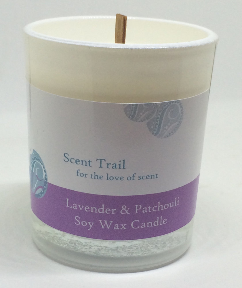 Lavender and Patchouli Votive Candle
