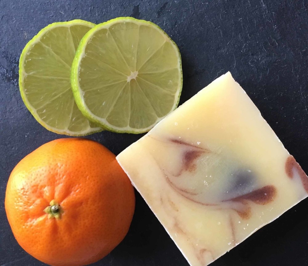 Mandarin and Lime Shea Butter Soap