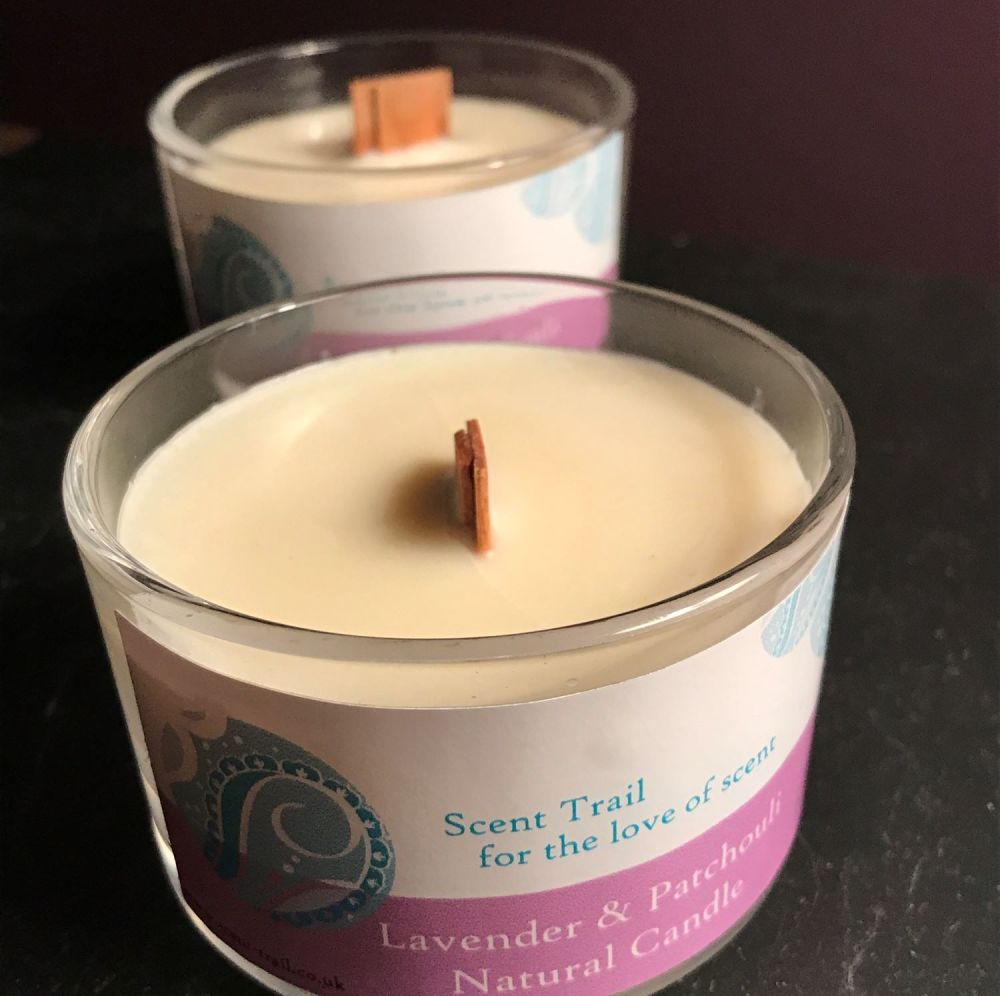 Lavender and Patchouli Travel Candle