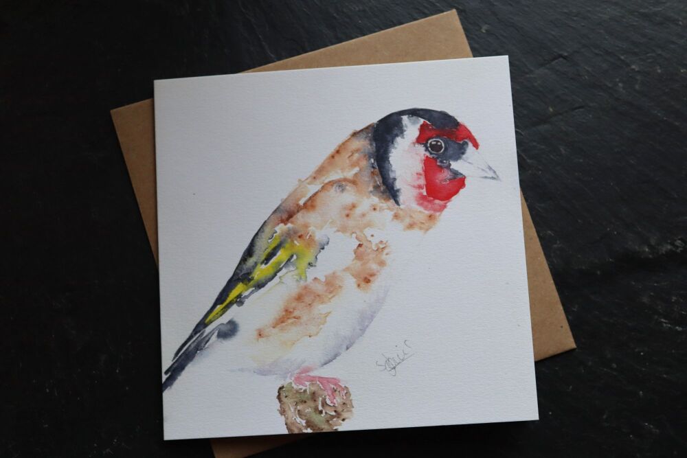 Goldfinch Greetings Card