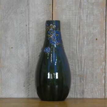 Large Antique Elton Ware Sunflower Pottery Vase