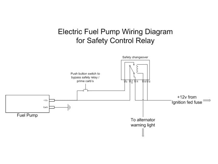 Electric Fuel Pump Install Diagram 2 Pumps