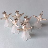 Angel Beading kit,  mini white angels