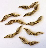 Tibetan style gold wings