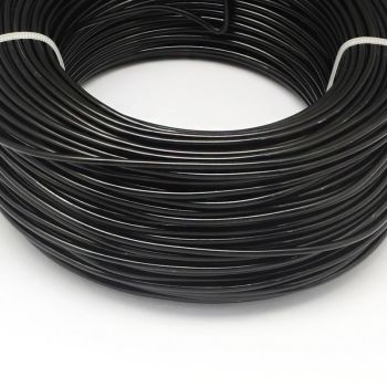Wire black 1.5mm