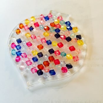 Laser cut beading forms with beads kit